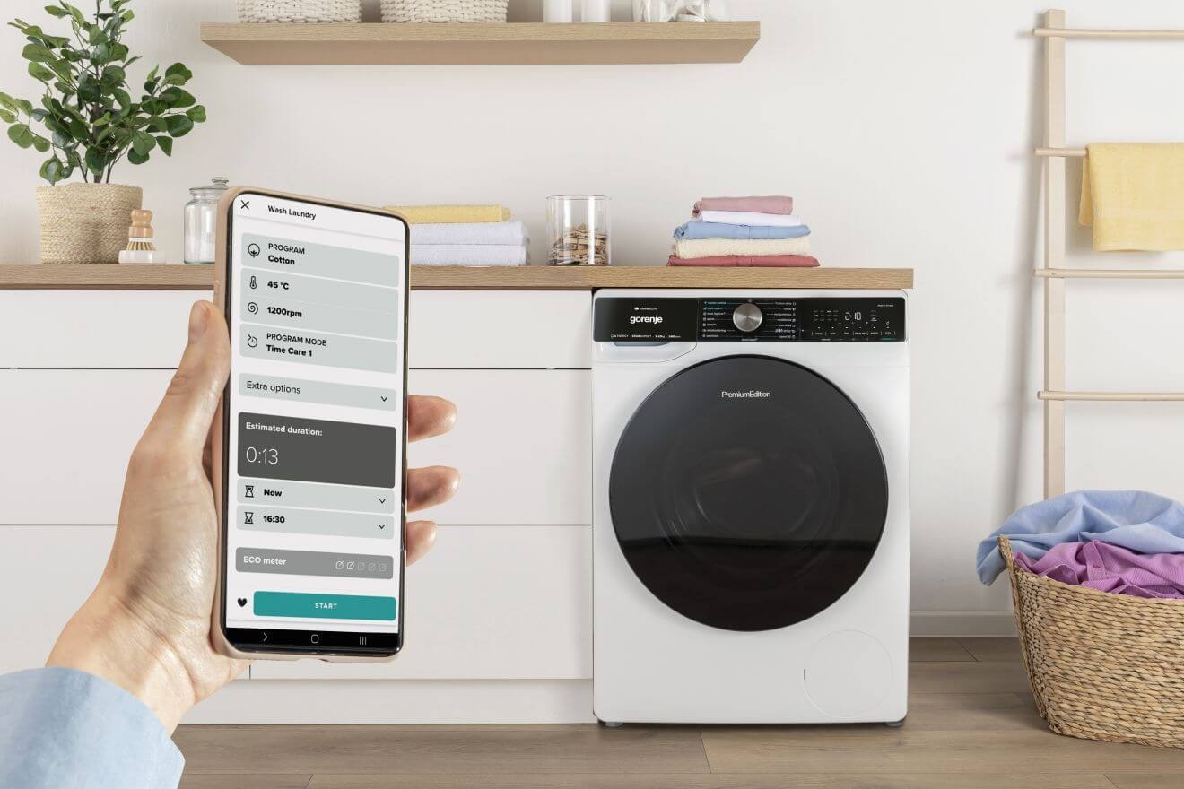 Gorenje WPNEI82SBSWIFI/C управление через смартфон &mdash; приложение ConnectLife с настройками программы Cotton
