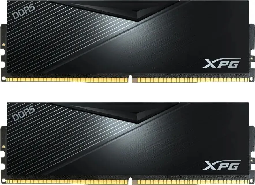 ADATA Lancer AX5U6000C3016G-DCLABK DDR5 два модуля двухканальный комплект вид сбоку
