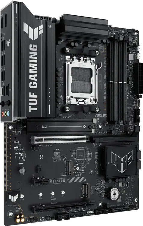 ASUS TUF Gaming B650E-E WiFi слоты M.2 PCIe 5.0 и PCIe 4.0 на плате ATX