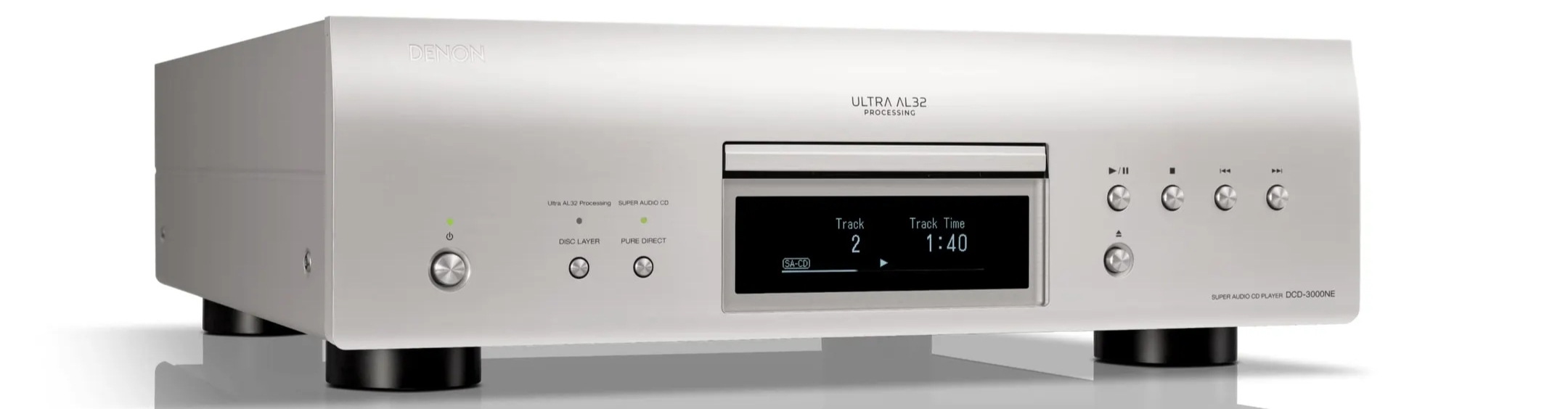 Denon DCD-3000NE Silver передняя панель и лоток загрузки диска