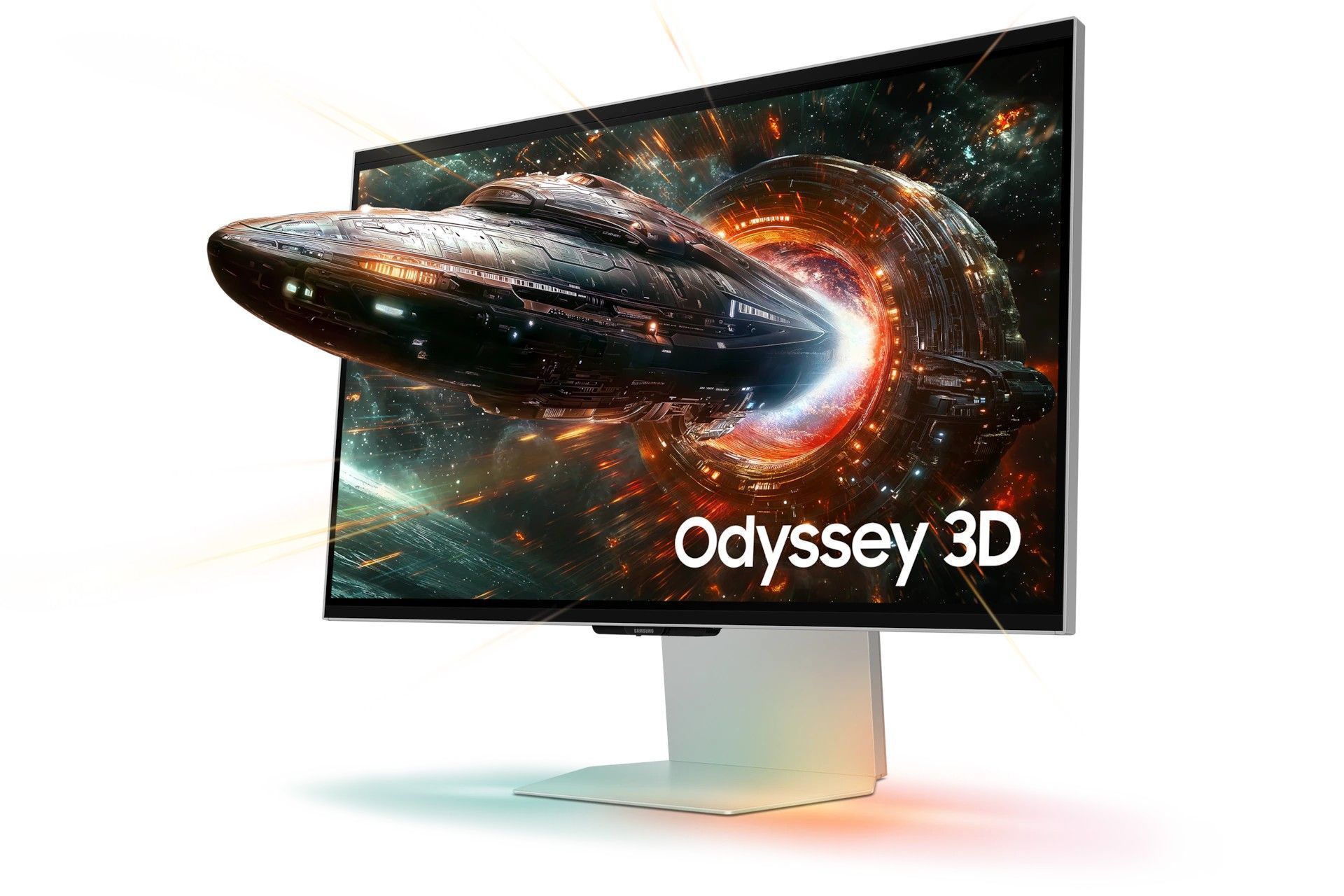Монитор Samsung 27” Odyssey 3D G90XF UHD, 165 Гц матовый хром Фото 2