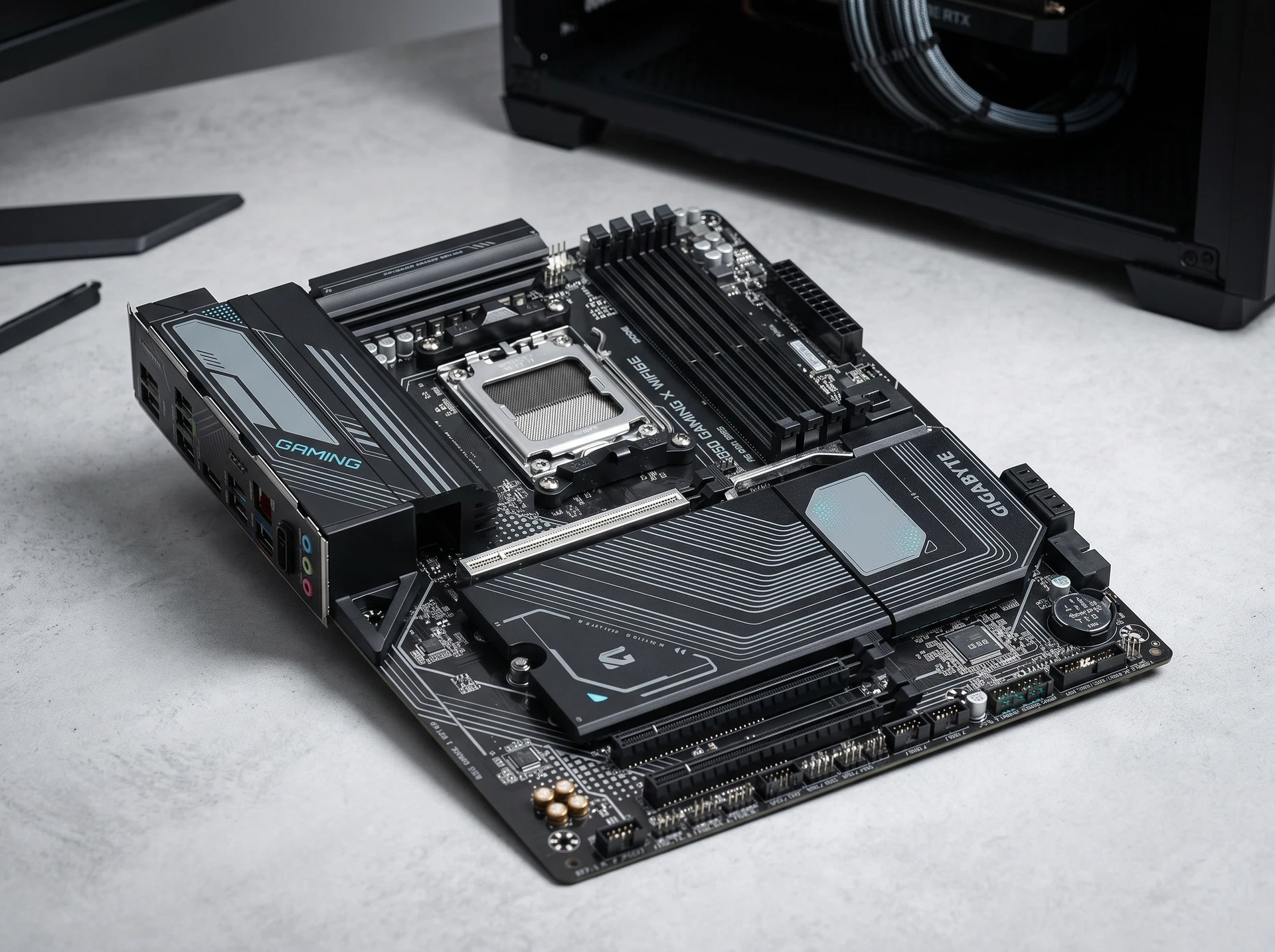 Материнская плата Gigabyte B850 Gaming X Wifi6e, Socket AM5, AMD B850, ATX, RTL - фото в интерьере