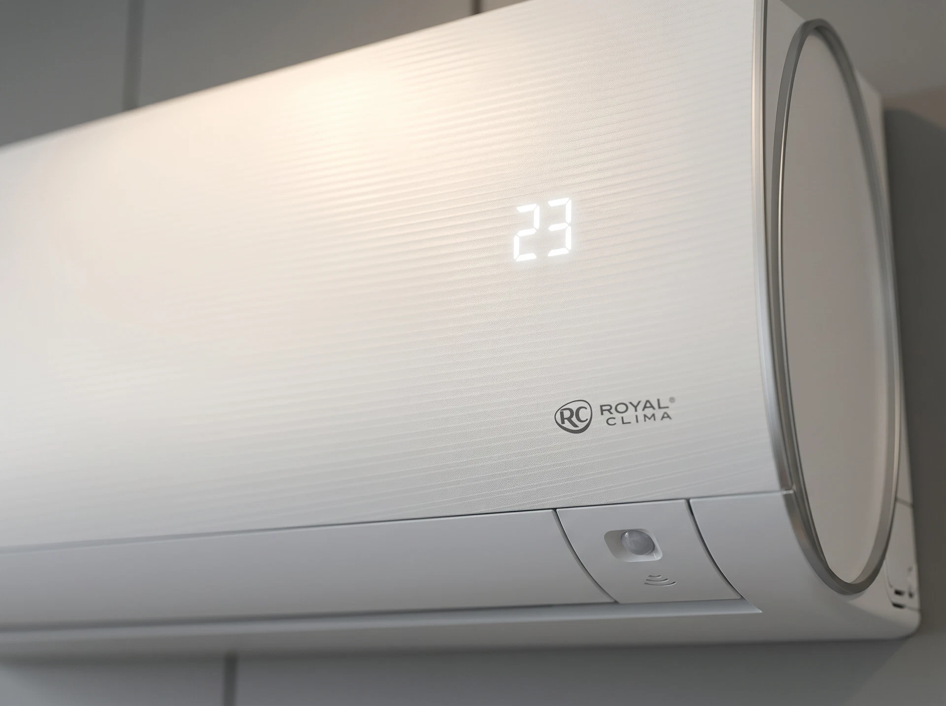 Royal Clima Aria RCI-AR28HN установленная сплит-система в современном интерьере