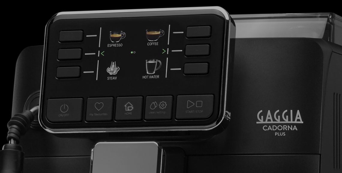 Gaggia Cadorna Plus панель управления с выбором напитков — эспрессо кофе пар горячая вода