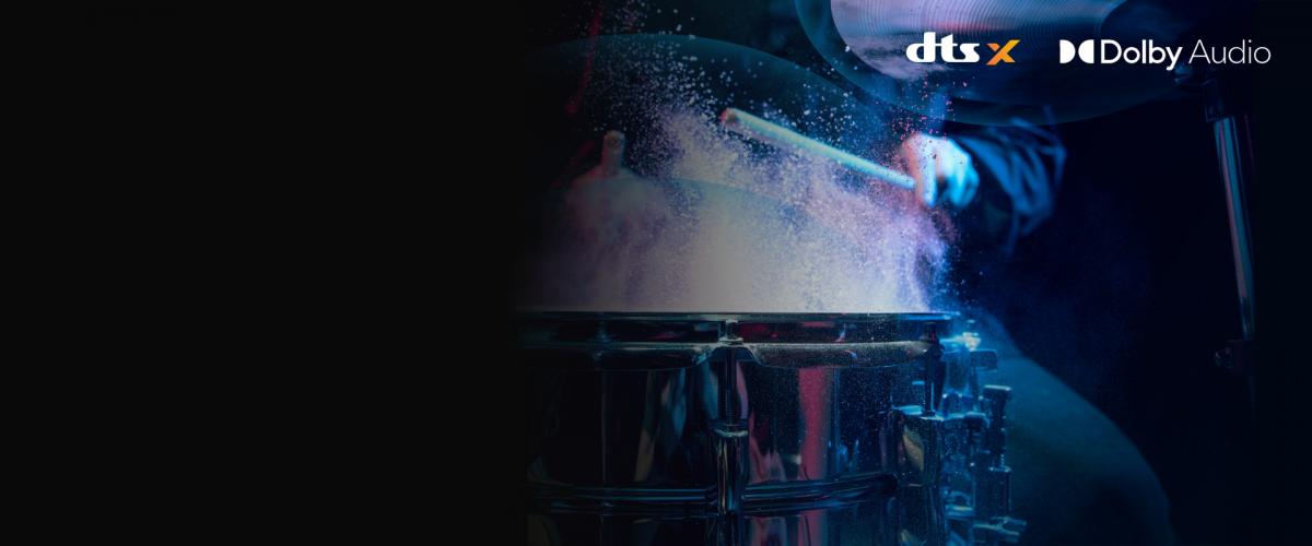 Hisense 40A4Q — звуковые технологии Dolby Audio и DTS Virtual:X