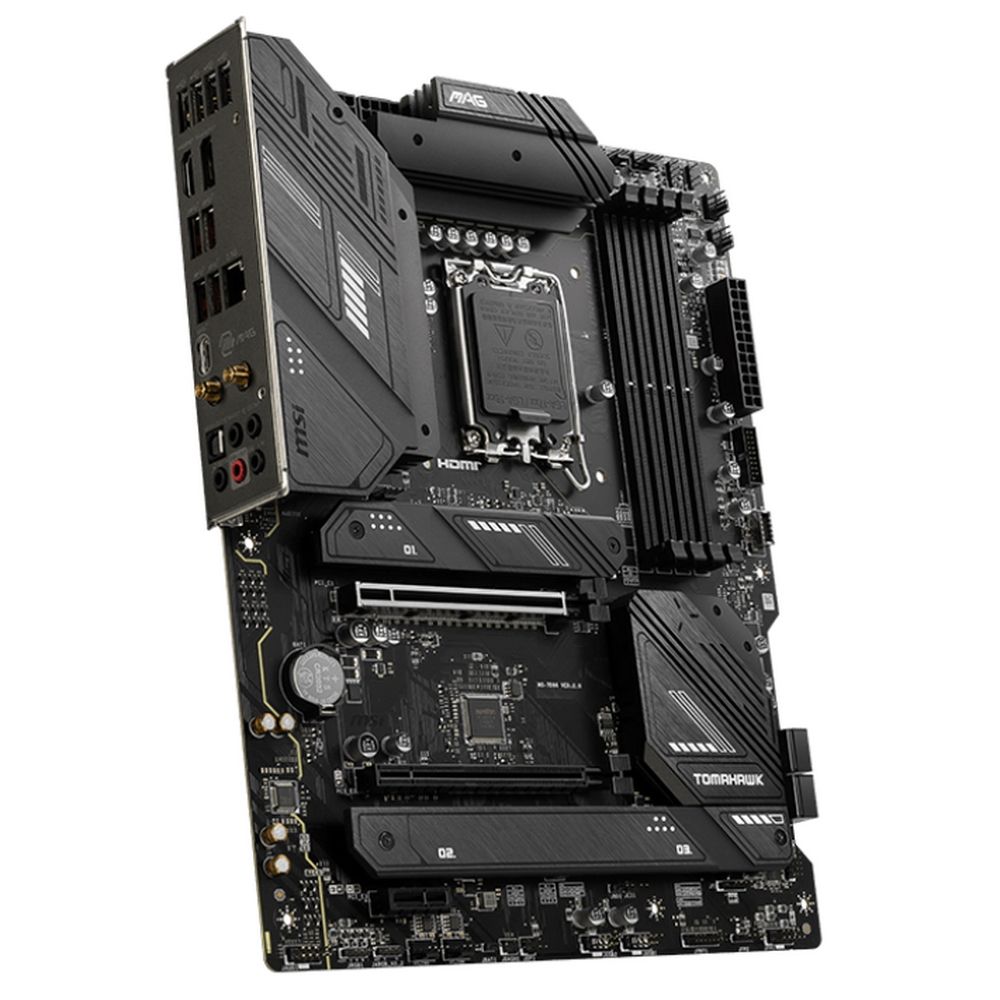 MSI MAG B760 Tomahawk WiFi — задняя панель I/O с HDMI, USB, аудио и сетевыми портами