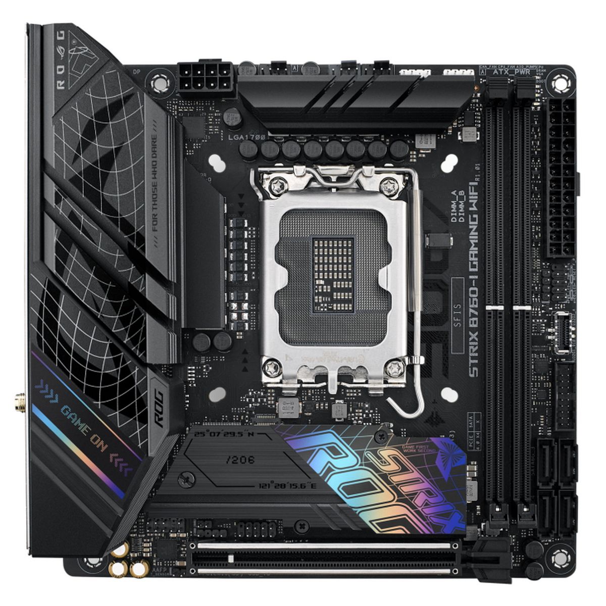 ASUS ROG Strix B760-I Gaming WiFi материнская плата mini-ITX слоты памяти DDR5 и M.2