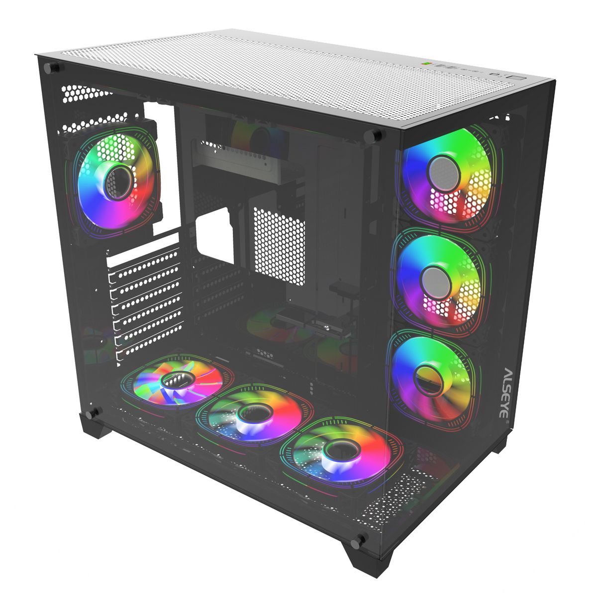 Alseye Paladin-B AS.07.0132 три ARGB вентилятора спереди сетчатая верхняя панель