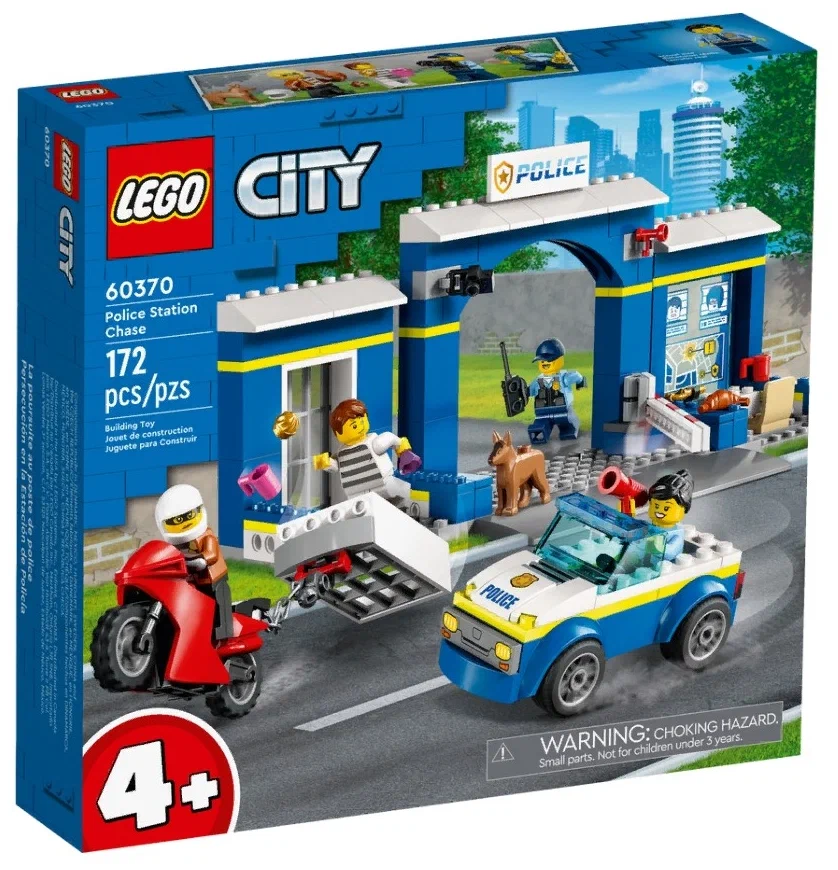 Конструктор LEGO City 60370 Побег из полицейского участка, 172 дет.