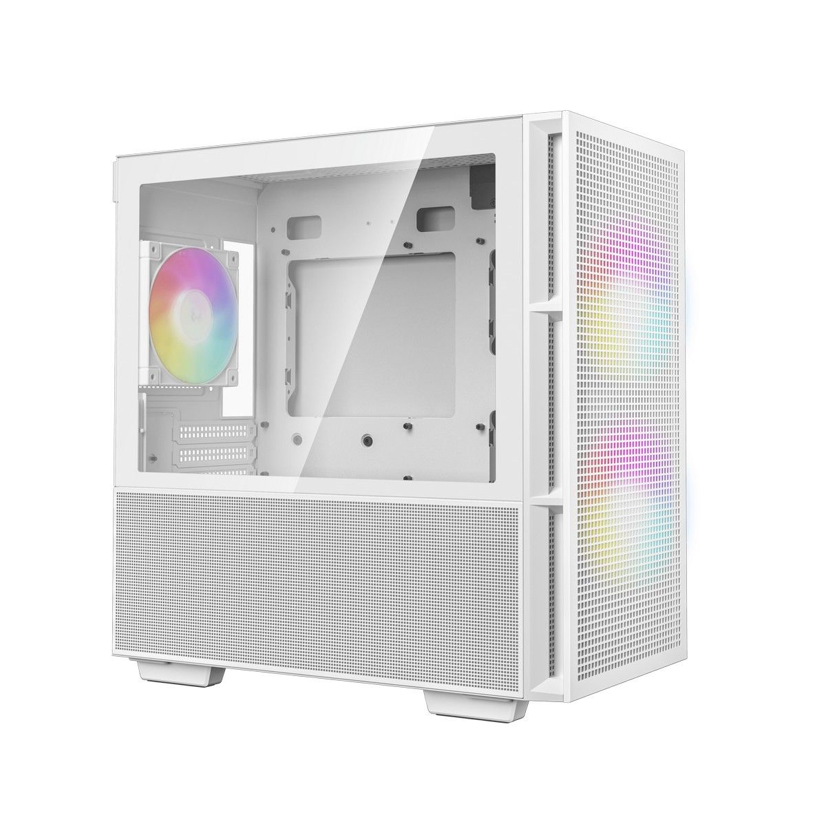 DeepCool CH360 открытая боковая панель из закалённого стекла внутренний объём и монтажные площадки