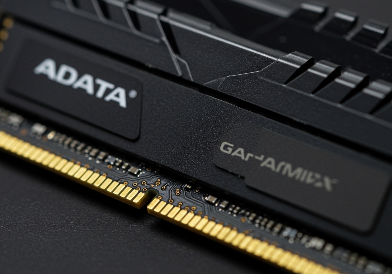 Оперативная память ADATA Gammix AX4U320032G16A-DCBK20, DDR4 2х 64ГБ 3200 МГц, DIMM, RTL - дизайн и качество сборки