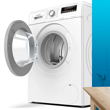 Bosch WDS28460ME открытый люк &mdash; перфорированный барабан из нержавеющей стали