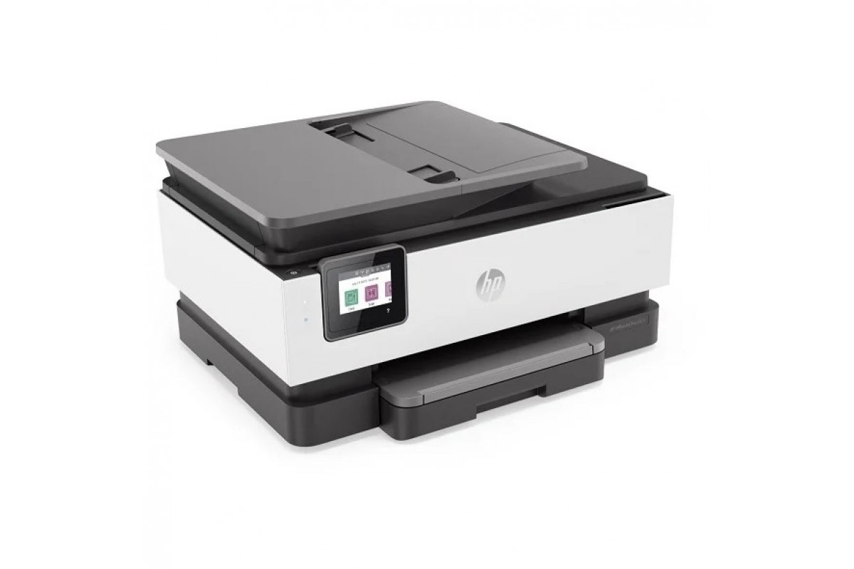 Купить МФУ струйный HP OfficeJet 8023 (1KR64B) A4 Duplex WiFi USB RJ-45 черный/белый 1KR64B по низкой цене