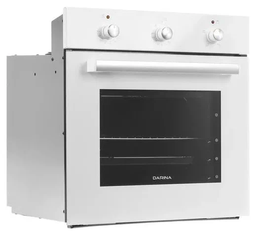 Darina 1U BDE 111 701 W встраиваемый духовой шкаф белый вид спереди