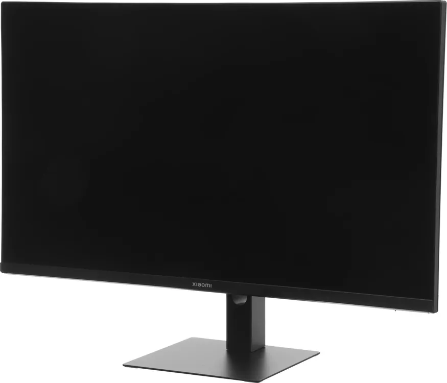 Xiaomi 4K Monitor A27Ui 2026 вид сбоку тонкий профиль панели чёрный корпус