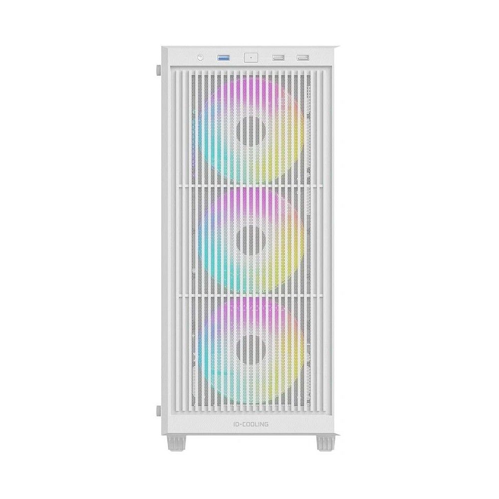 ID-Cooling WARE 310 ARGB фронтальная панель с сеткой, кнопкой питания, USB-портами и аудиоразъёмами