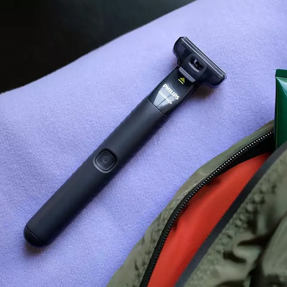 Philips QP1424/10 OneBlade боковой профиль компактный дизайн