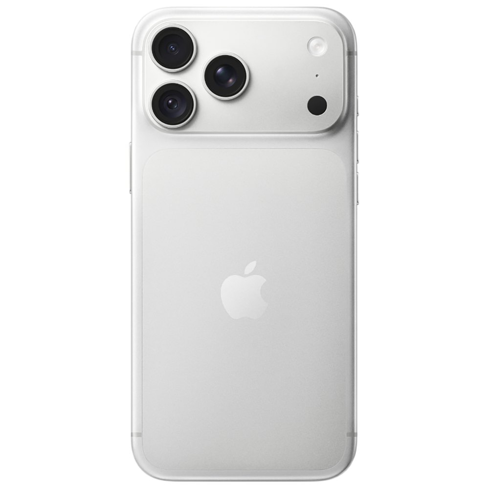 Apple iPhone 18 Pro Max 256GB Silver вид спереди тройная камера и динамический остров