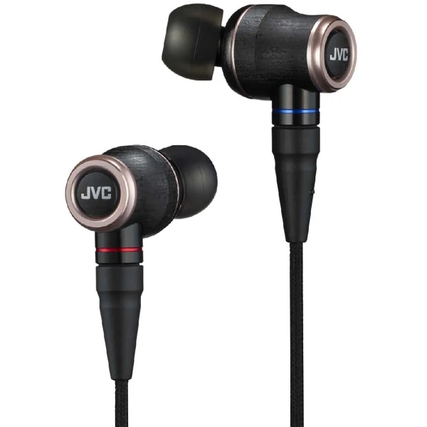 Наушники внутриканальные JVC WOOD Black (HA-FW01-F) фото 