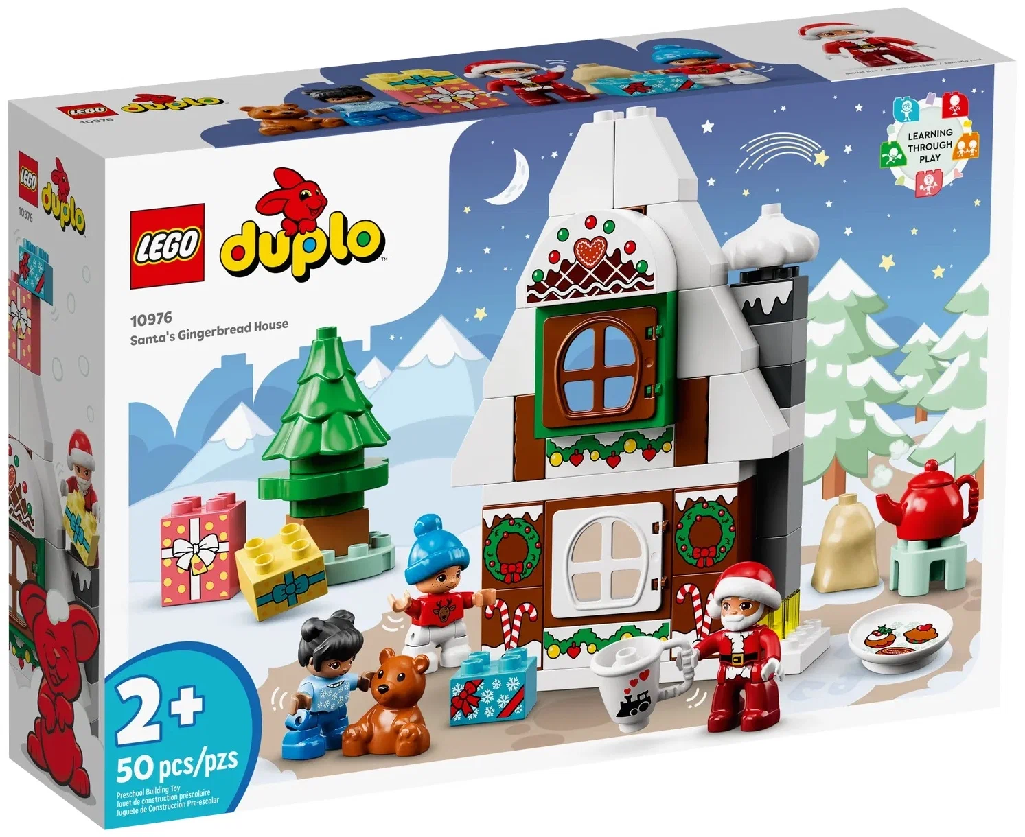 Конструктор LEGO Duplo 10976 Пряничный домик Санты, 50 дет.