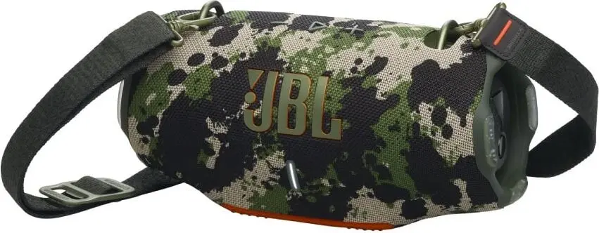 JBL Xtreme 4 Camouflage с регулируемым ремешком через плечо, боковой профиль