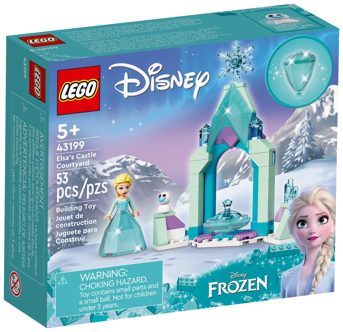 Конструктор LEGO Disney Frozen 43199 Двор замка Эльзы, 53 дет.