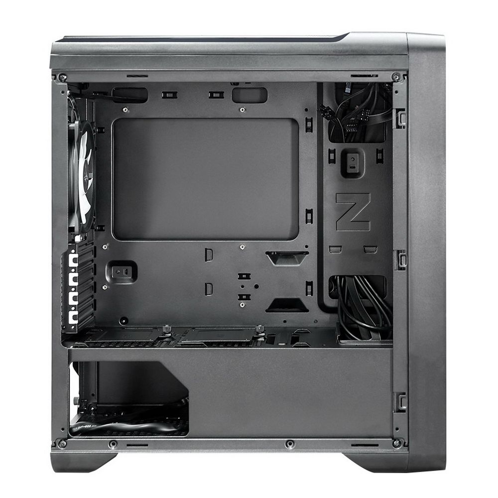 Zalman M3 Plus RGB внутреннее устройство отсеки накопителей кабель-менеджмент и вентиляторы