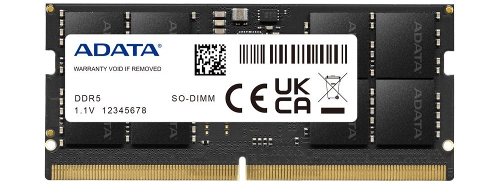 ADATA AD5S480016G-S — модуль DDR5 SODIMM 16 ГБ 4800 МГц