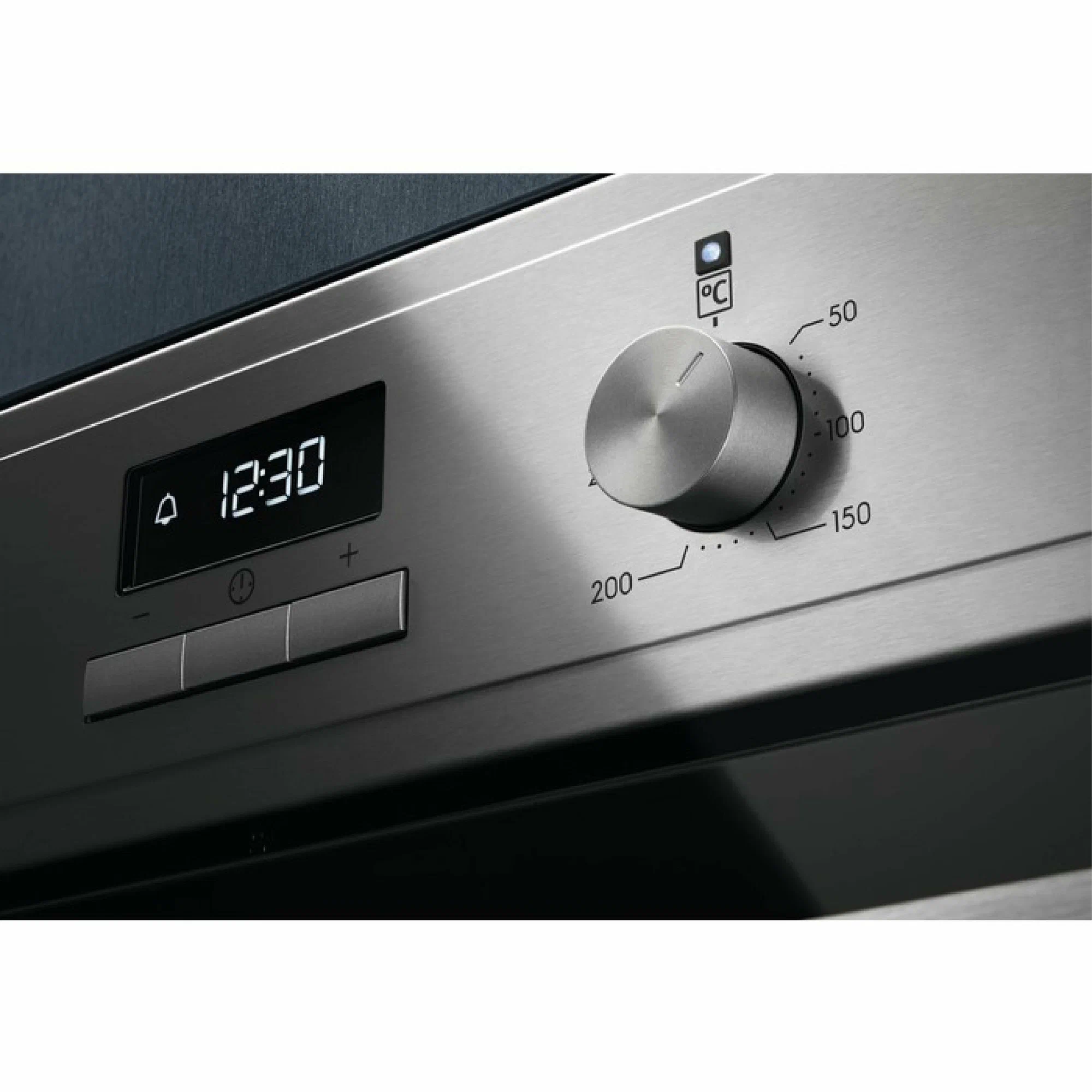 Electrolux EOD3H40BX панель управления с дисплеем и терморегулятором нержавеющая сталь