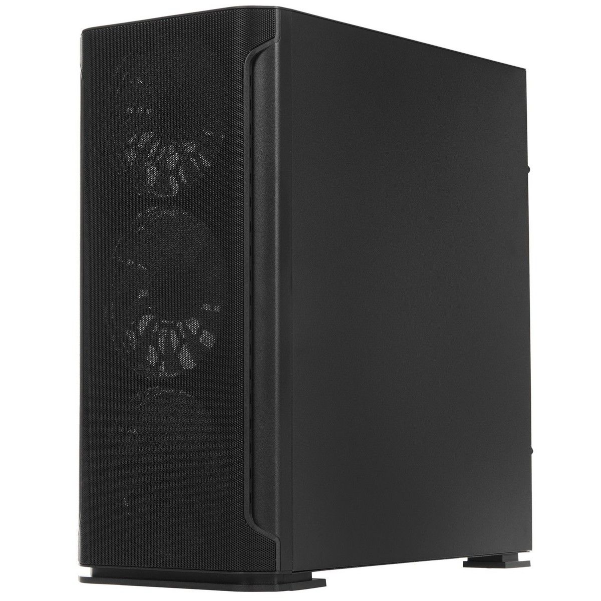 Soeyi AX1-B10 боковой профиль — сетчатая фронтальная панель и матовый чёрный дизайн