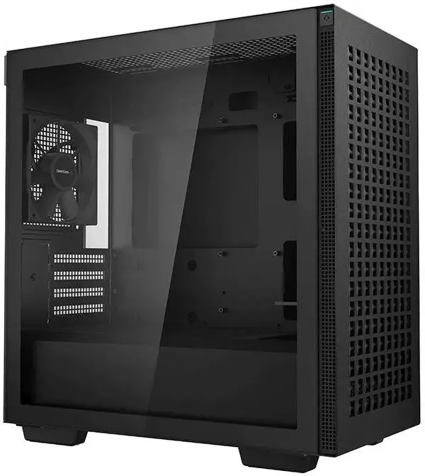DeepCool CH370 внутреннее пространство отсеки для накопителей и кабель-менеджмент
