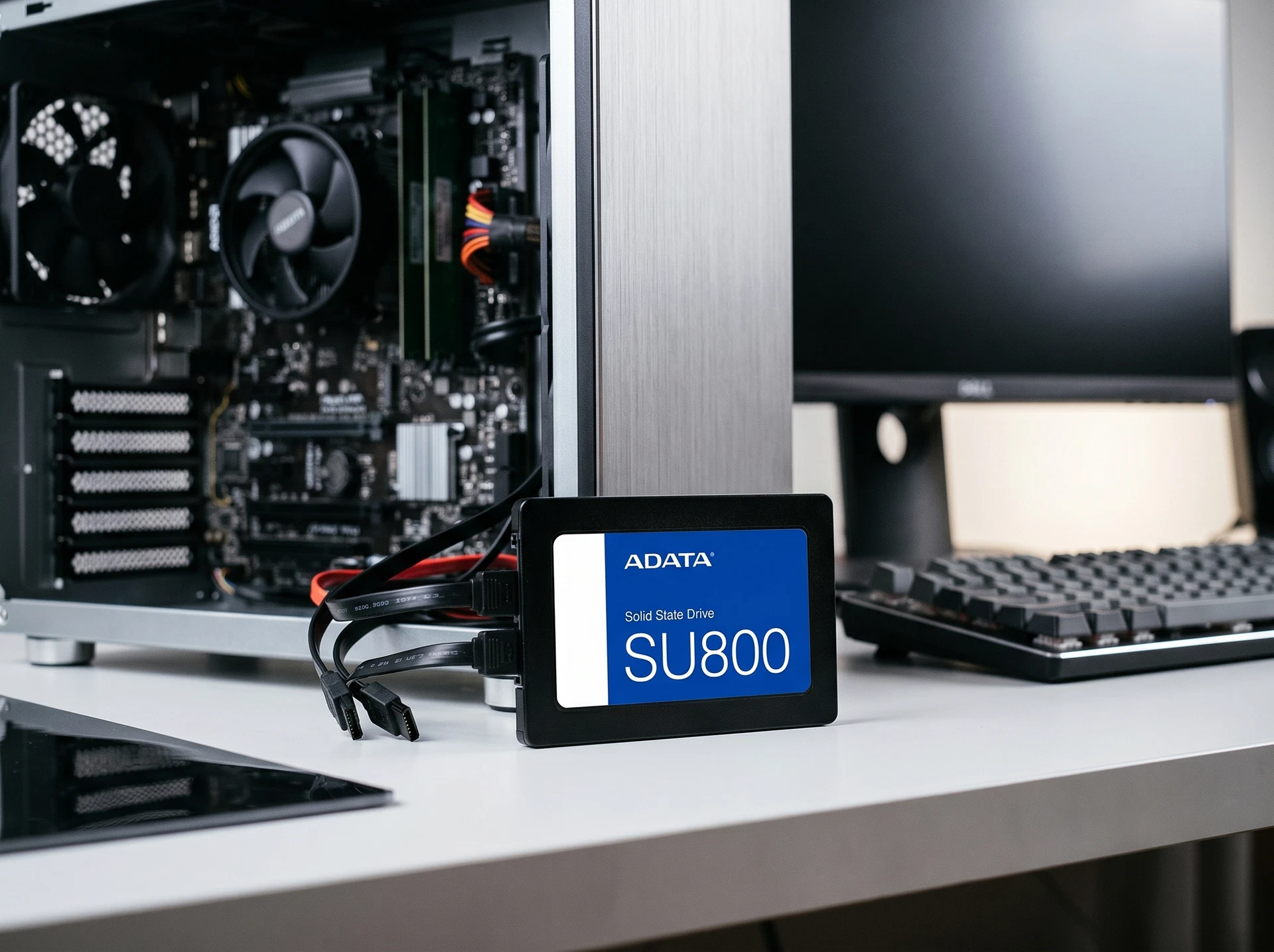 SSD накопитель ADATA Ultimate SU800 512ГБ, 2.5" SATA, SATA III, [ASU800SS-512GT-C] - фото в интерьере