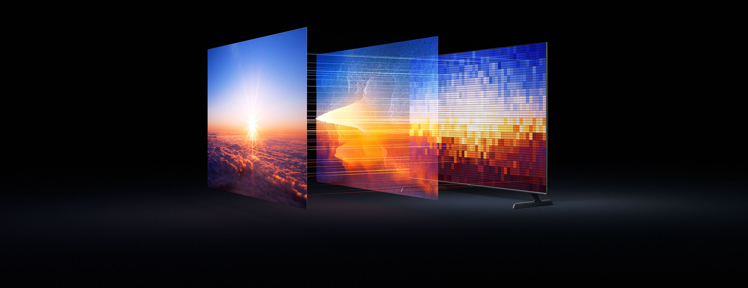 Xiaomi TV S Pro Mini LED 55 2026 — общий вид с зональной подсветкой