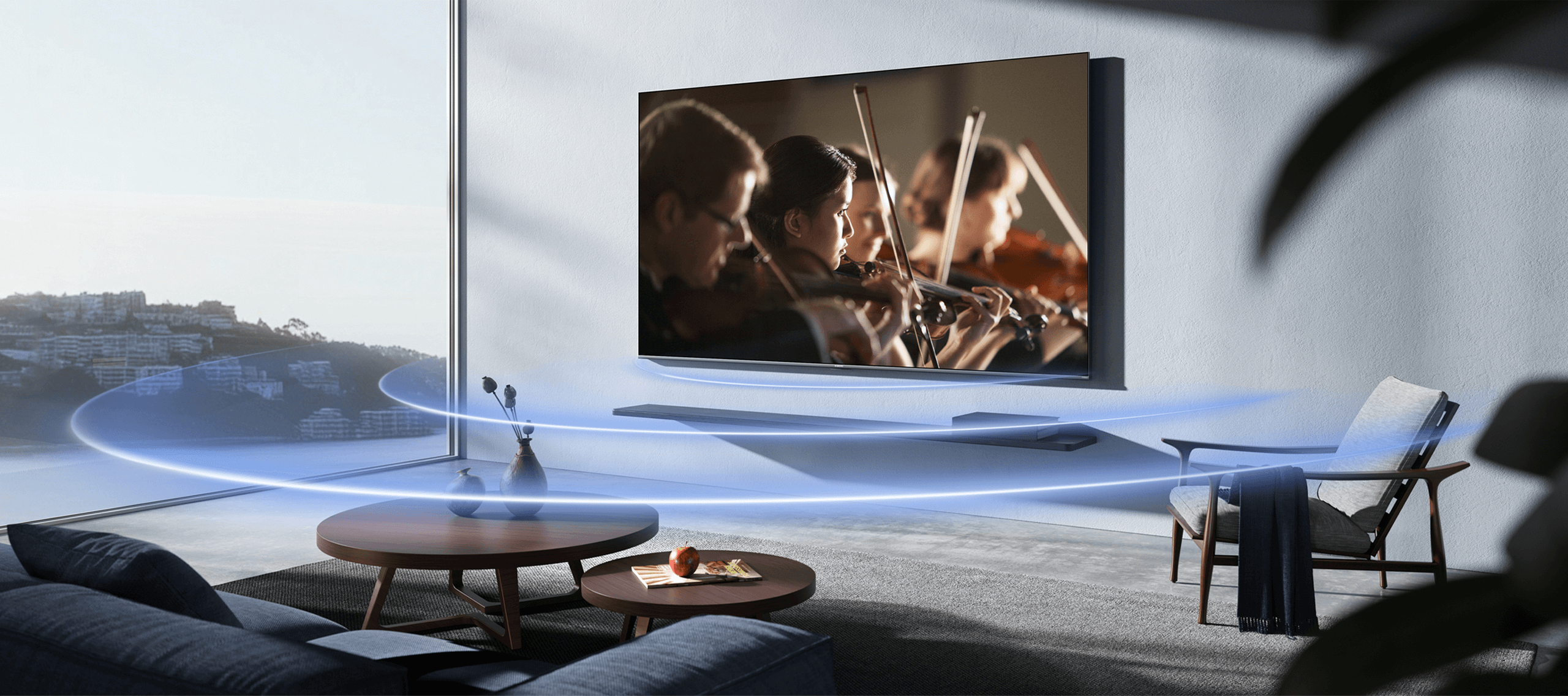 Xiaomi TV S Pro Mini LED 55 — интеллектуальная адаптация звука под контент