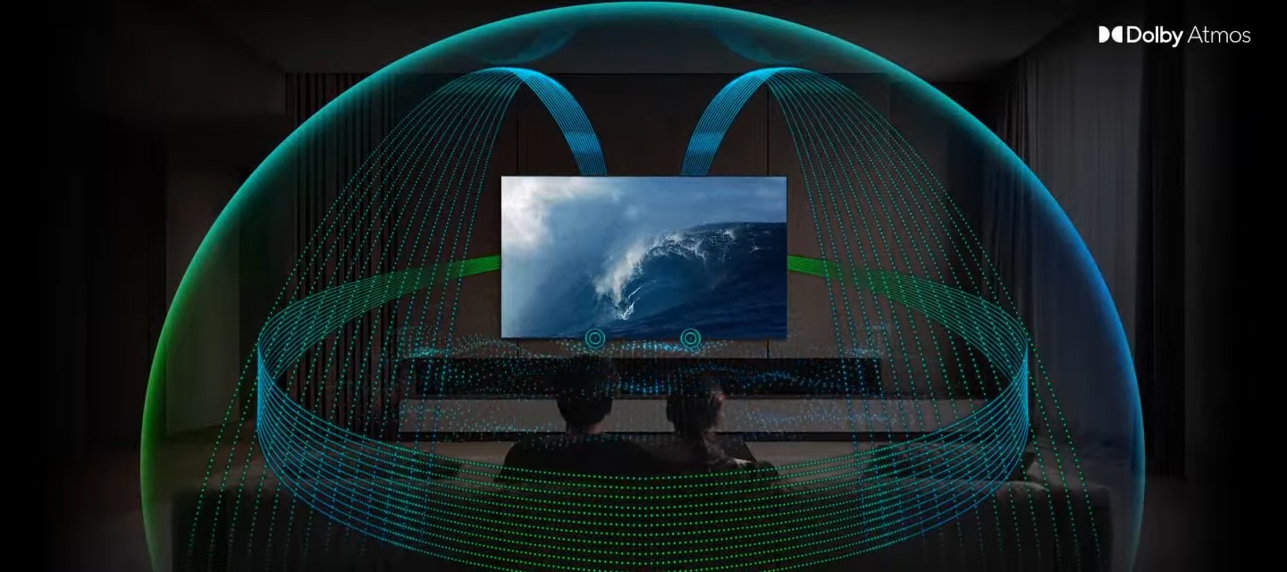 Dolby Atmos на Samsung QE55QN85FAUXRU — объёмный звук без саундбара