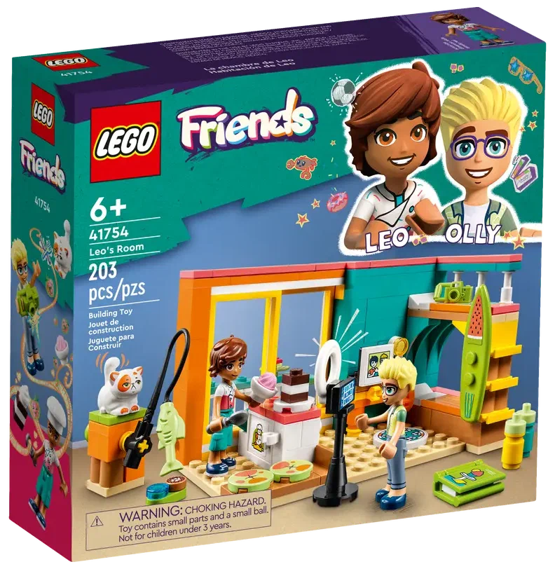 Конструктор LEGO Friends 41754 Leo's Room, 203 дет.