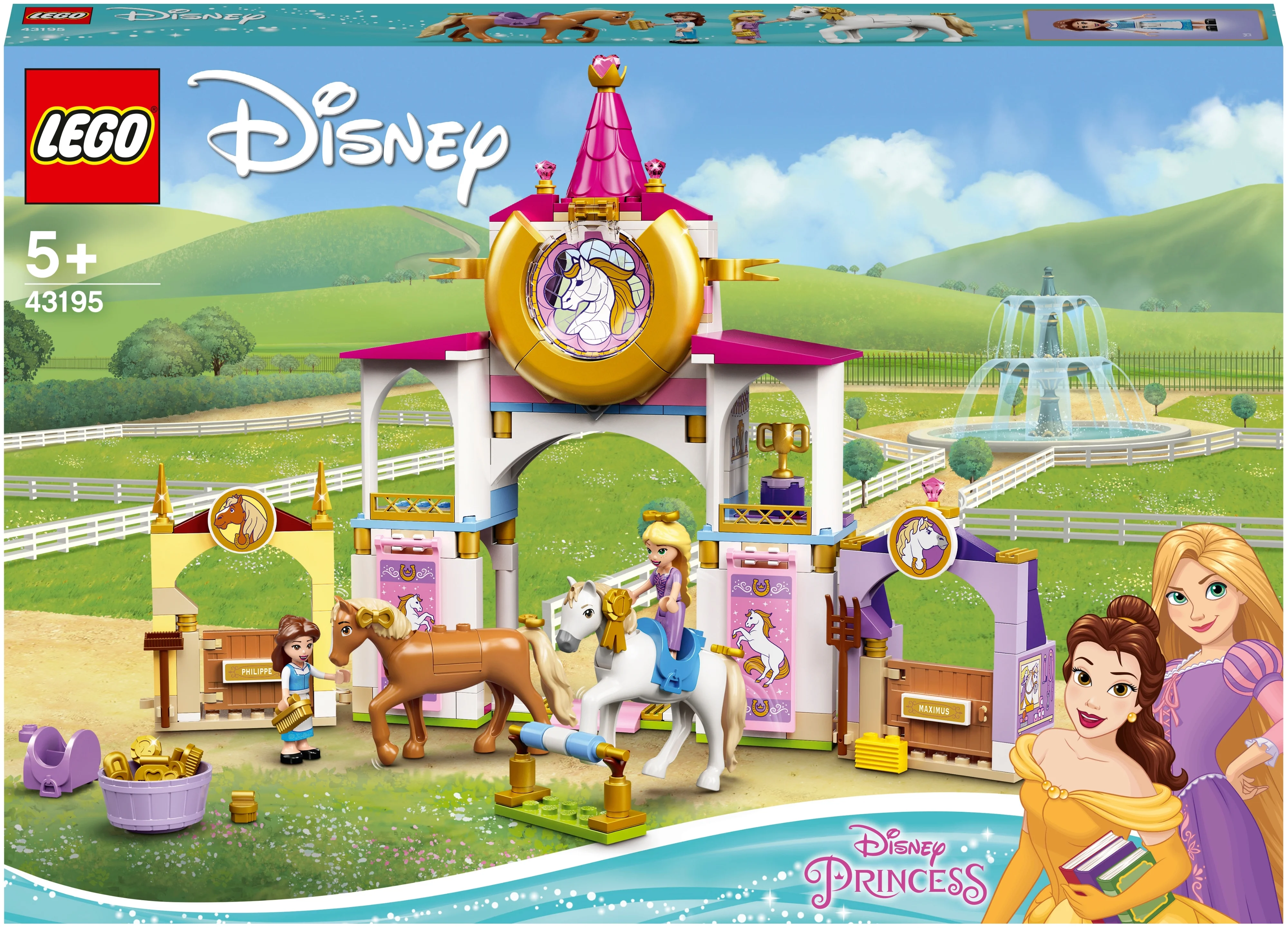 Конструктор LEGO Disney Princess 43195 Королевская конюшня Белль и Рапунцель, 239 дет.