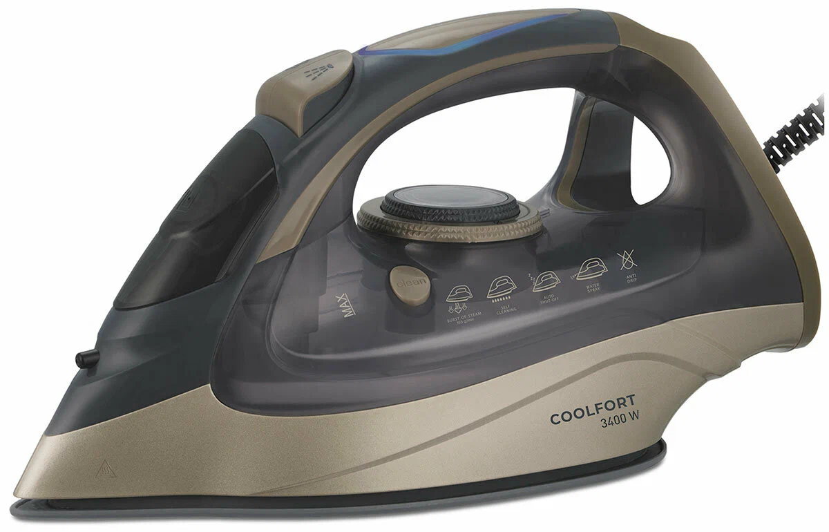 Утюг Coolfort CF-3410, сиреневый/золотистый