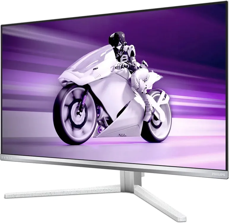 Philips Evnia Gaming 27M2N8800 разъёмы задней панели и регулировка подставки