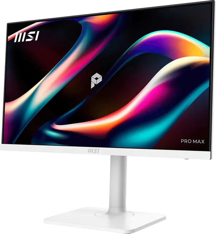 MSI PRO MAX 271PHW E14 экран под углом демонстрация однородности IPS-матрицы