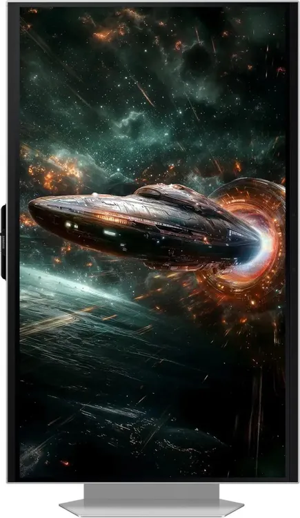 Samsung Odyssey 3D LS27FG900XIXCI в портретной ориентации &mdash; поворот экрана на 90 градусов