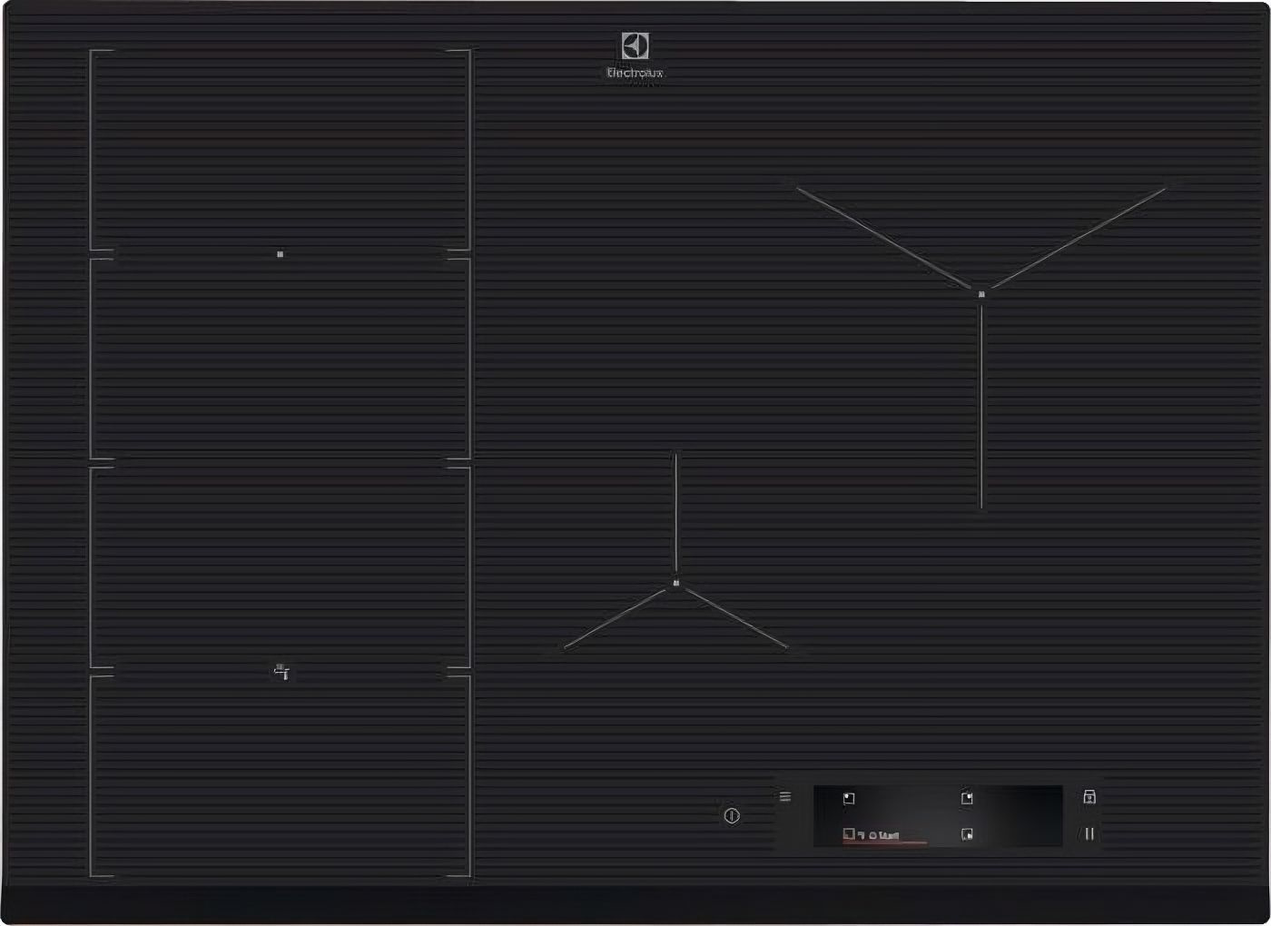 Electrolux EIS7548 индукционная варочная панель вид сверху четыре конфорки