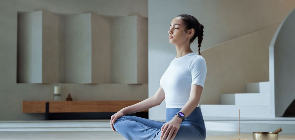 Мониторинг здоровья и благополучия в Samsung Galaxy Watch8 LTE — медитация и контроль стресса