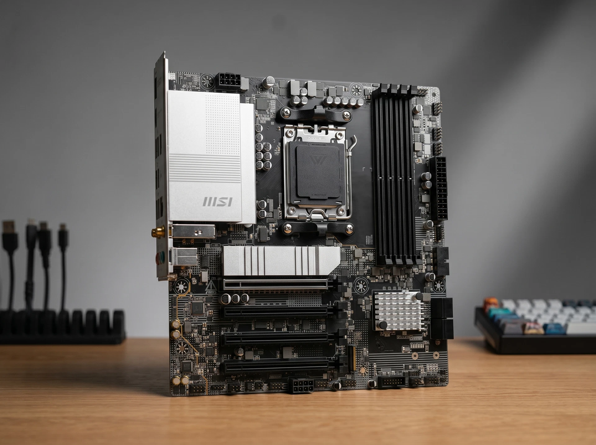 Материнская плата MSI PRO B850M-P Wifi, Socket AM5, AMD B850, mATX, RTL - фото в интерьере