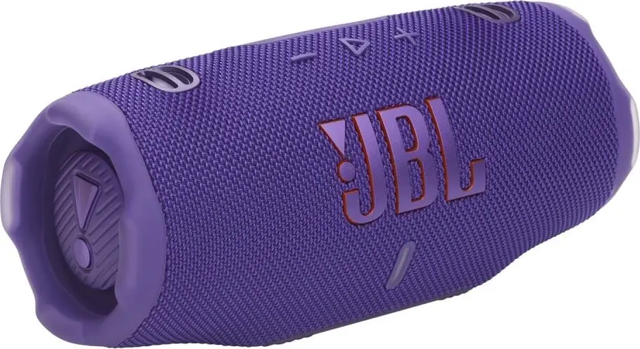 JBL Charge 6 Purple фиолетовый цвет вид сбоку кнопки управления