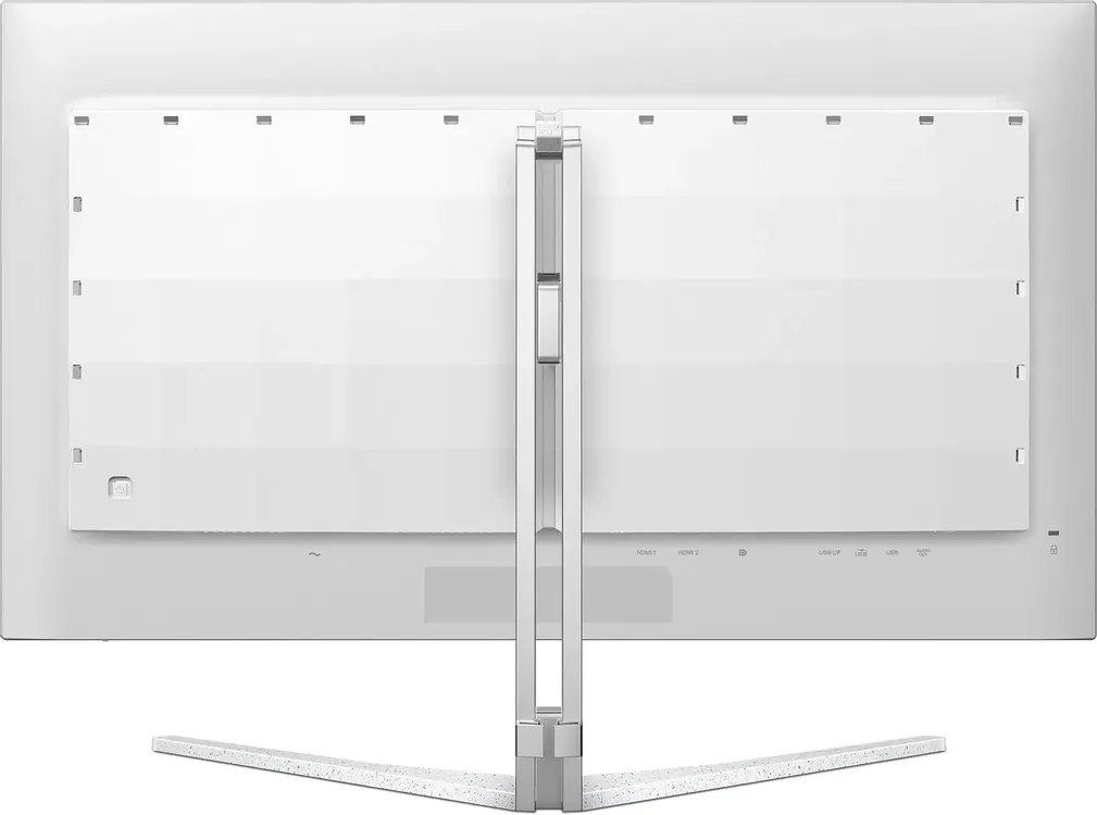 Philips Evnia 8000 32M2N8800 панель разъёмов сзади &mdash; HDMI, DisplayPort, USB, аудио