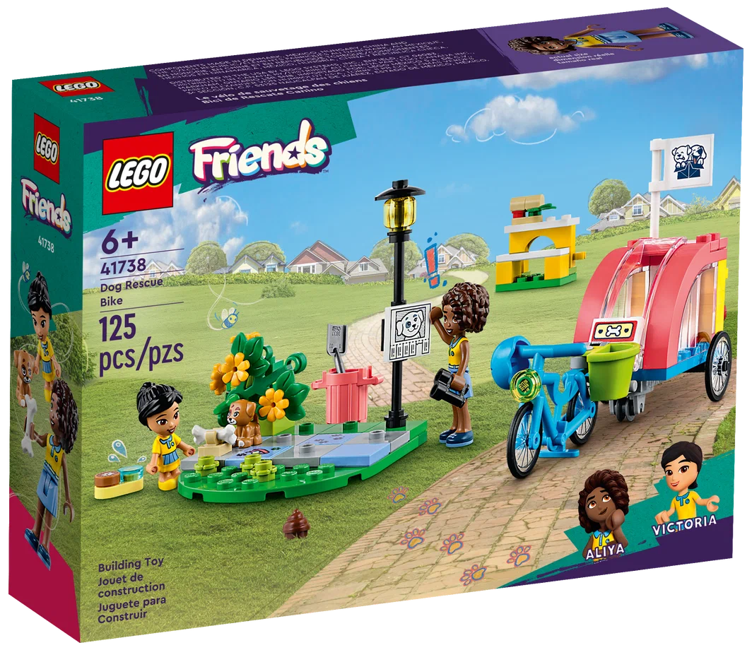 Конструктор LEGO Friends 41738 Dog rescue bike, 125 дет.