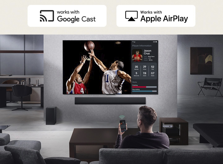Multi View: разделённый экран и трансляция со смартфона — LG OLED42C5