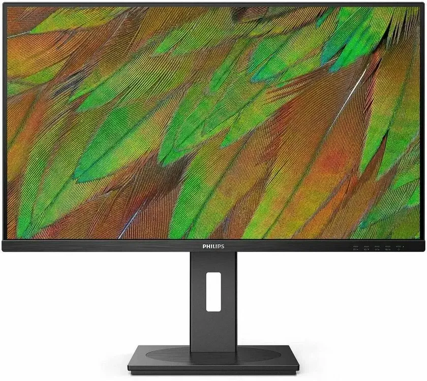 Philips 32B1U3900 вид спереди &mdash; 4K VA монитор с природным пейзажем на экране
