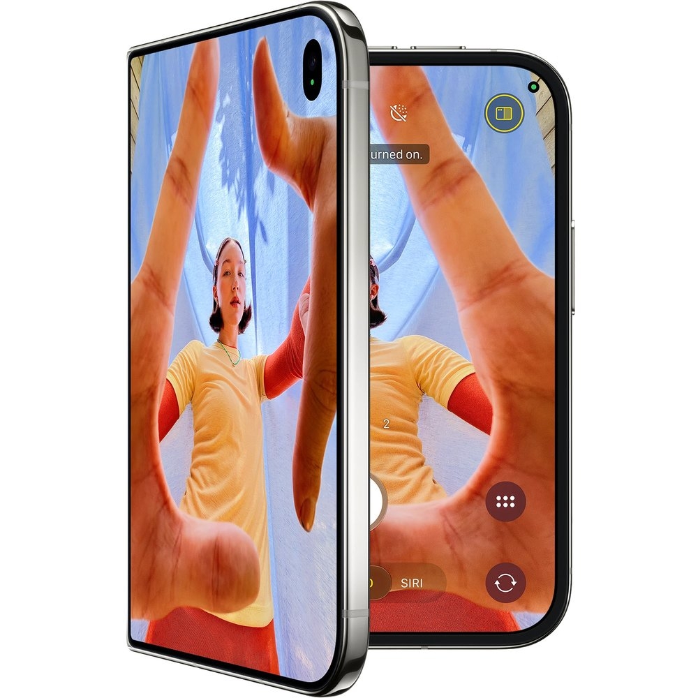 Apple iPhone Duo 2TB &mdash; интерфейс iOS 27, стартовый экран с активированной Siri AI